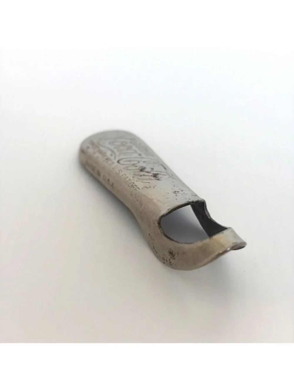 Vintage Drink Coca-Cola Embossed Steel Bottle Opener Shoehorn Style 3